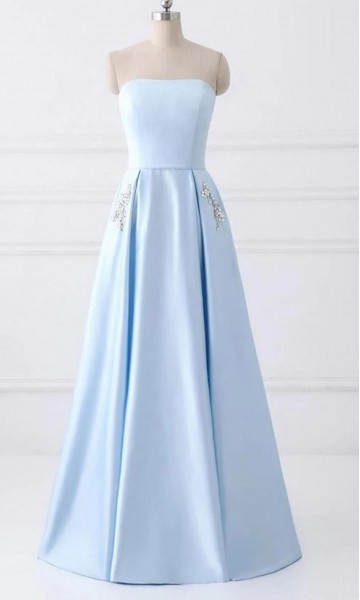 Light blue 2025 full length dress